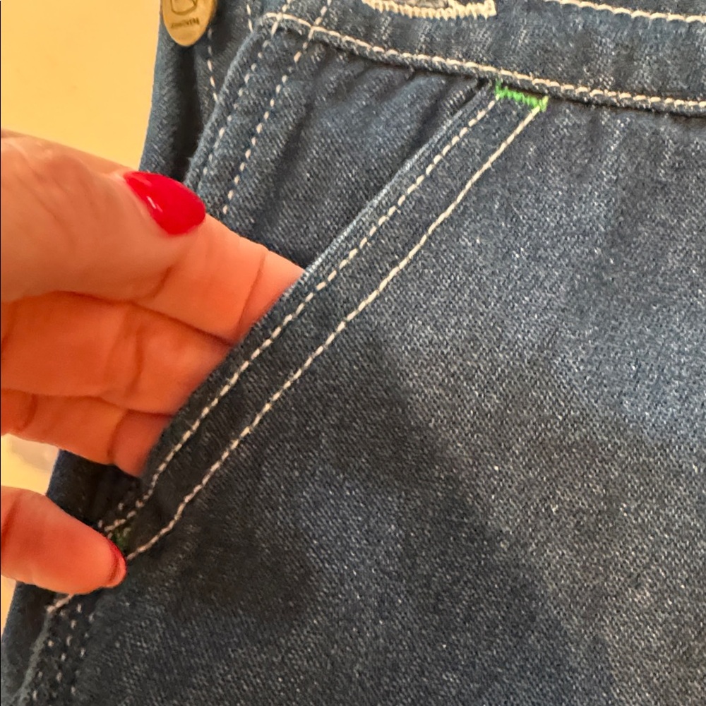 EUC! John Deere Kids Dark Blue Overalls, sz 4T - Picture 4 of 6